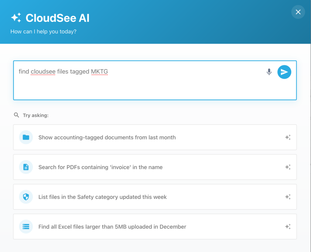 CloudSee Drive: CloudSee Drive AI - Natural Language Processing (NLP)