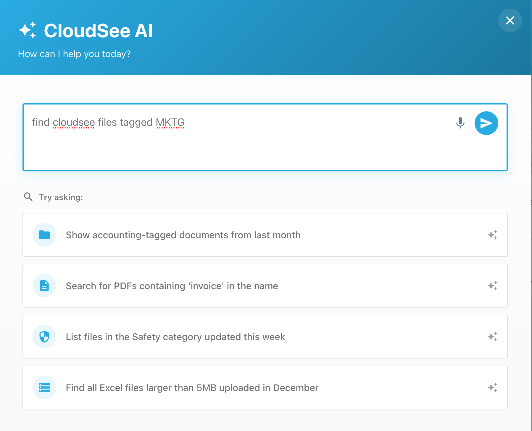 CloudSee Drive: CloudSee Drive AI - Natural Language Processing (NLP)