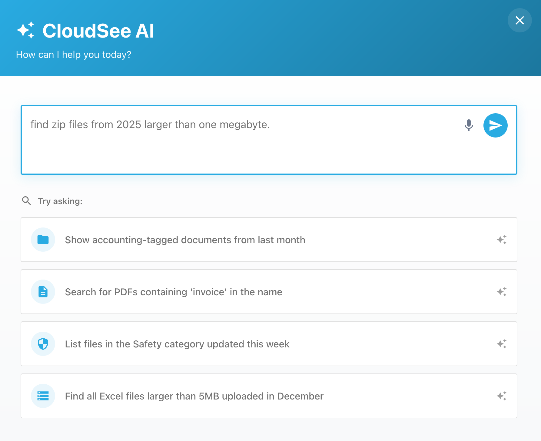 CloudSee Drive: CloudSee Drive AI Natural Language Processing (NLP)