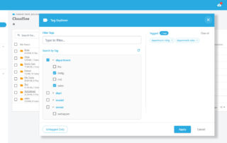 CloudSee Drive: Tag Explorer