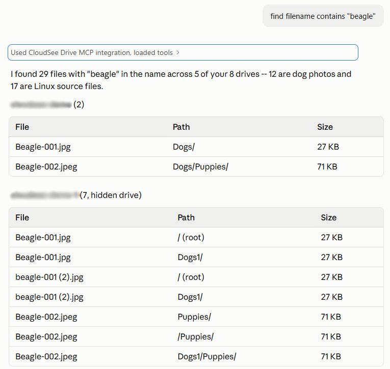 CloudSee Drive: Search with Claude MCP Server CloudSee Drive: Search with Claude MCP Server